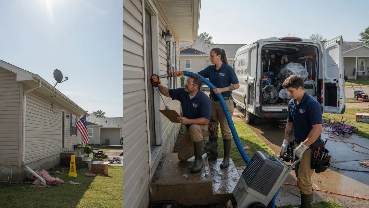 Ceiling Water Damage Restoration in Marshall, ND near me